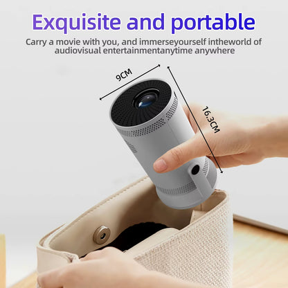 Ultra HD FY300 4K1280*720 HDMI Glass Lens Intelligent Portable Home Projector Home Theater Business Teaching.