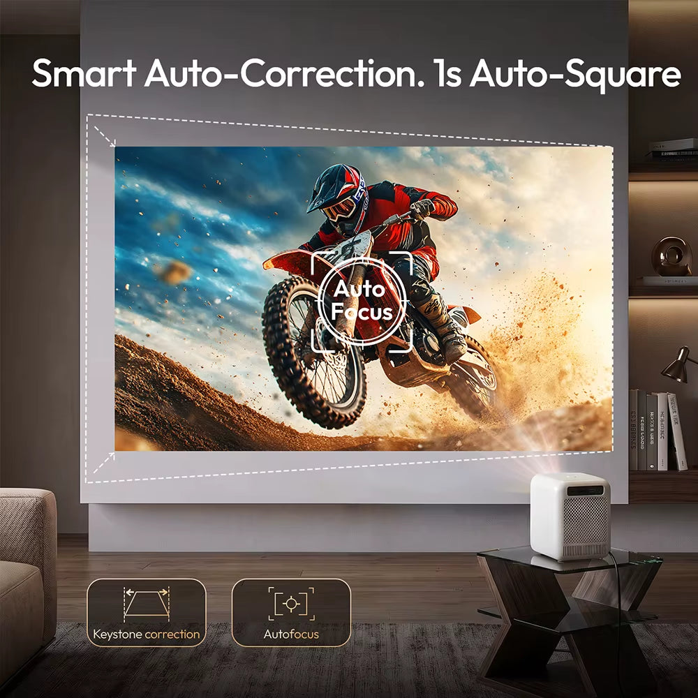 U4 LOVE 1 Smart Mini Home Theater Projector 4K 1080P Video Android WIFI for Smartphone Cinema