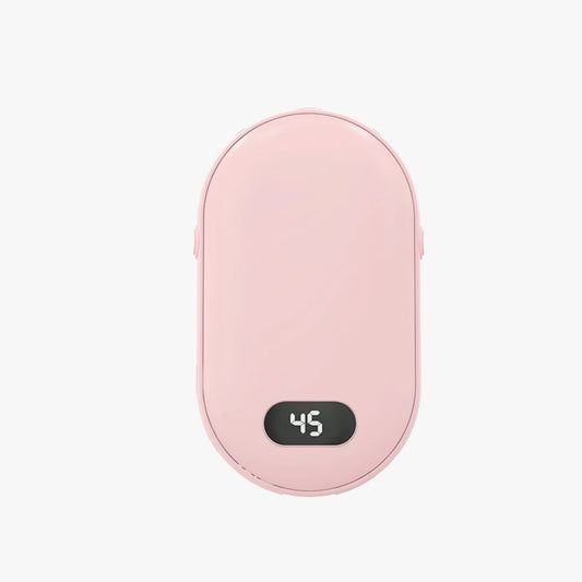 Hand Warmer with Double-Sided Heating and Two Temperature Settings, This Portable Hand Warmer Can Be Charged
