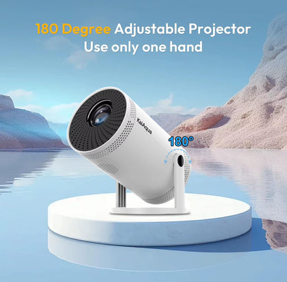 Ultra HD FY300 4K1280*720 HDMI Glass Lens Intelligent Portable Home Projector Home Theater Business Teaching.